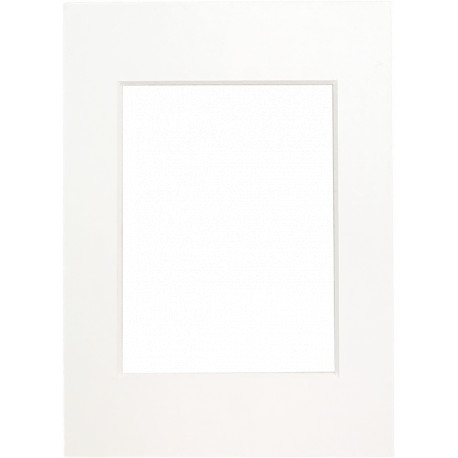Focus passerpartout 30x40, white