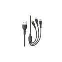 XO NB230 3in1 (Micro USB Lightning Type-C) 1m