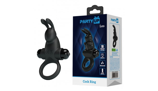 Larry Wibrujący pierścień erekcyjny króliczek