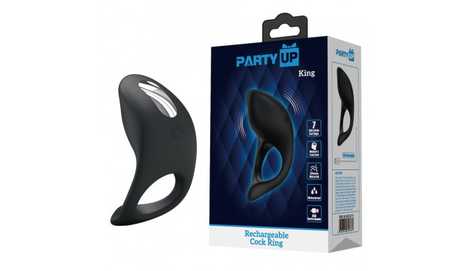 king wibrujący silikonowy pierścień