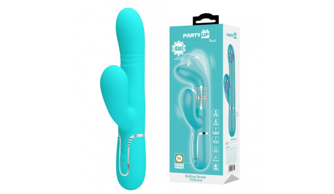 Paul Króliczek z 7 trybami wibracji, 7 pulsacjami i 4 funkcjami kiwania