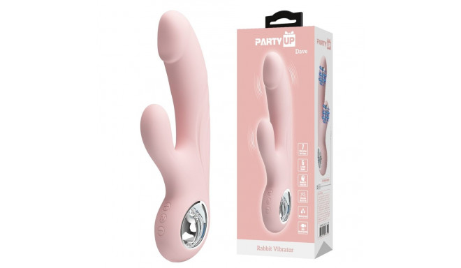 Dave Wibrator króliczek z podwójną stymulacją punktu G i łechtaczki