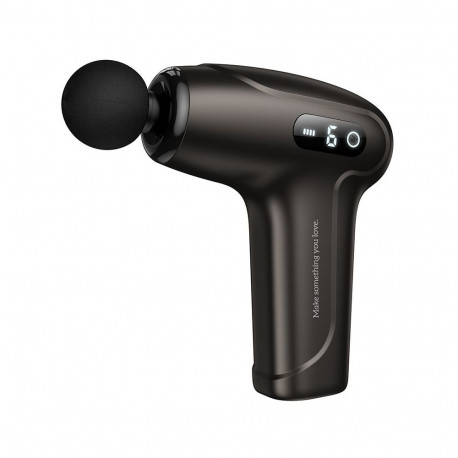 Electric mini silent massager GUN Hoco HP51 metal gray