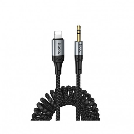 Cable AUX Jack 3,5 mm to Lightning Hoco 1,5 m UPA33A black