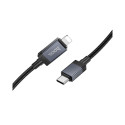 Cable USB C to Lightning Hoco PD 27W with display 1 m X118 black