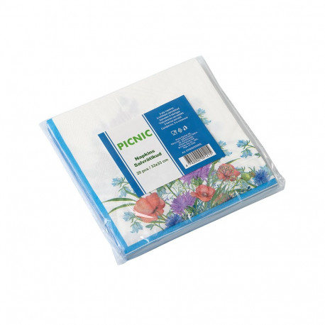 Salvrätikud 33x33cm, 20tk, Suvelilled