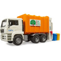 BRUDER MAN TGA garbage truck rear loader, model vehicle BRUDER MAN TGA garbage truck rear loader, model vehicle