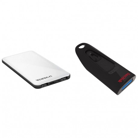 akupank Energy 5000 5.000mAh, valge/must
