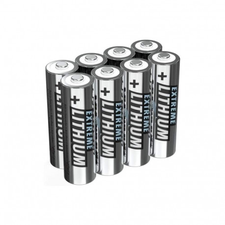 Extreme Lithium patareid AA 8tk, hõbedased