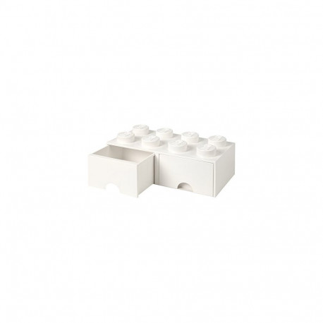 Room Copenhagen LEGO Brick Drawer 8 white - RC40061735