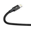Baseus Rapid Series 3in1 USB-C - USB-C / Lightning / micro USB cable 20W PD 1.5m - black