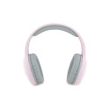 Hello Kitty Metal Logo Bluetooth on-ear headphones - pink
