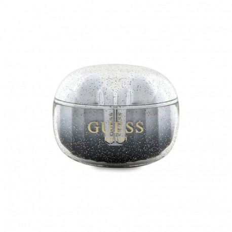 Guess Glitter Gradient TWS Bluetooth headphones with docking station - black