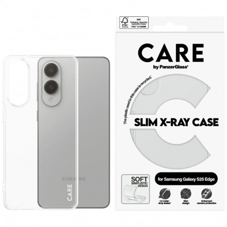 CARE by PanzerGlass Fashion X-Ray Case for Samsung Galaxy S25 Edge - Transparent
