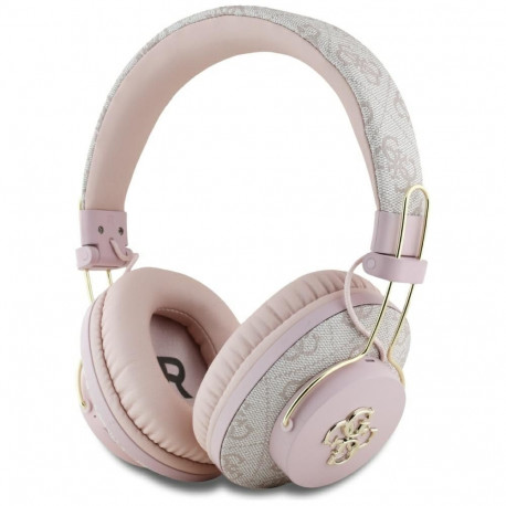 Guess wireless headset ENC Metal 4G Logo, pink