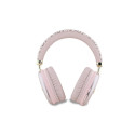 Guess GCube Metallic Script Logo Headphones - Pink