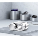 Baseus CRDYQ-0S Splitter 2x Cigarette Lighter Socket 80W 2x USB-A 3.1A - Silver