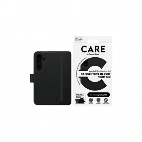 CARE by PanzerGlass Feature Tango 2in1 Wallet Case for Samsung Galaxy S24 - Black