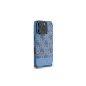 Guess 4G Bottom Stripe Case for iPhone 16 Pro Max - Blue
