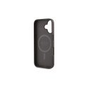 Guess Peony Script MagSafe iPhone 16 Case - Brown