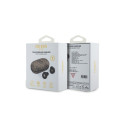 TWS Guess 4G Metal Bluetooth headphones with ENC docking station - brown