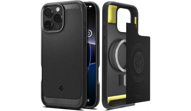Spigen Rugged Armor MagSafe Case for iPhone 16 Pro Max - Black