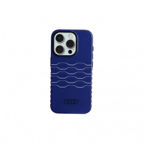 Audi IML MagSafe case for iPhone 15 Pro - blue