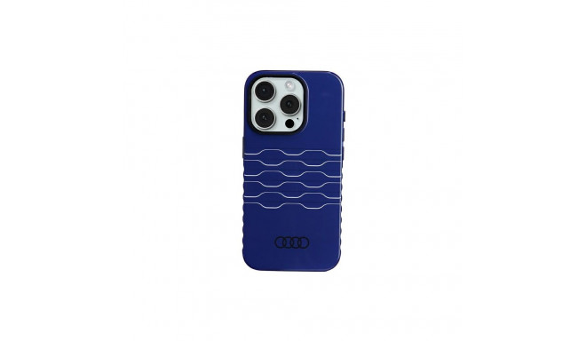 Audi IML MagSafe case for iPhone 15 Pro - blue