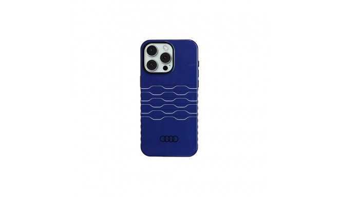 Audi IML MagSafe case for iPhone 15 Pro Max - blue
