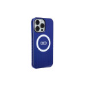 Audi IML Big Logo MagSafe case for iPhone 15 Pro Max - blue