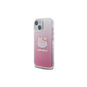 Hello Kitty IML Gradient Electrop Kitty Head case for iPhone 15 - pink