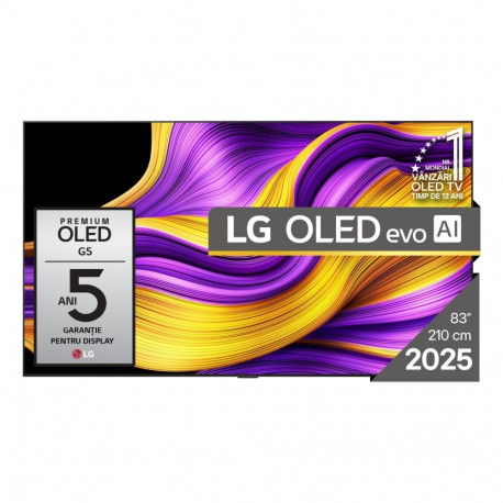 LG OLED evo AI OLED83G51LW teler 2.11 m (83") 4K Ultra HD nutiteler Wi-Fi must