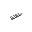 LANBERG PATCH PANEL BLANK 12 PORT 1U 10" BLACK