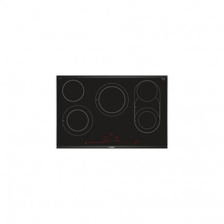 Bosch Serie 8 PKM875DP1D hob Black, Stainless steel Built-in Ceramic hob 5 zone(s)