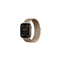 Apple Watch Series 11 GPS + Cellular 46mm Gold Titanium Case with Gold Milanese Loop - M/L