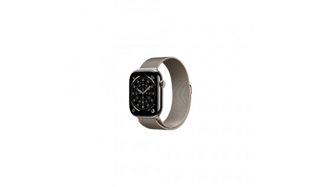 Apple Watch Series 11 GPS + Cellular 46mm Natural Titanium Case with Natural Milanese Loop - M/L