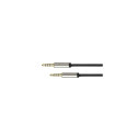 Python GC-M0226 audio cable 0.5 m 3.5mm Black
