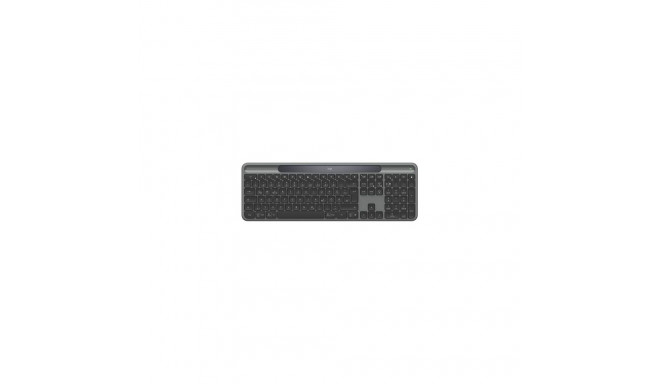 Logitech Signature Slim Solar+ K980 keyboard Universal RF Wireless + Bluetooth QWERTZ German Graphit