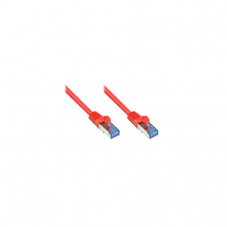 Alcasa Cat6a 2m networking cable Red S/FTP (S-STP)