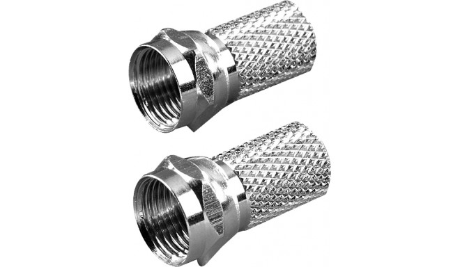 Vivanco kaabliotsik F 6,5mm 2tk