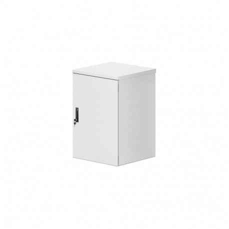 Intellinet Industrial IP55 19" Wall Mount Cabinet with Integrated Fans, 18U 600 mm (17.7 in