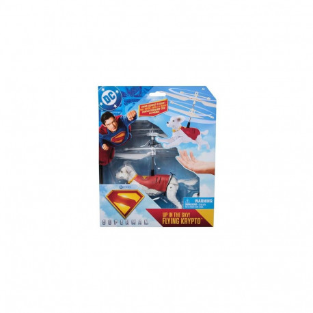 DC Comics, SUPERMAN Up in the Sky! Flying Krypto, RC Toys and Remote Control Toys for Kids, 7.5-Inch