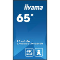 "165cm/65"" (3840x2160) iiyama ProLite LH6565UHSB-B1 16:9 4K UHD IPS Touch 8ms 60Hz 24/7 2xHDMI DP L