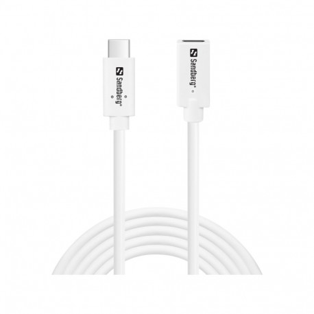 Sandberg 136-55 USB-C>C M-F USB 3.1 100W, 2M