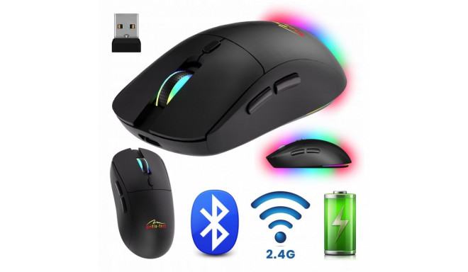 Wireless mouse 2in1 (BT/RF)SILENT&RECHARGE