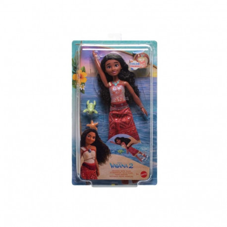 Disney Moana 2 Floating Color Changing Doll with Function