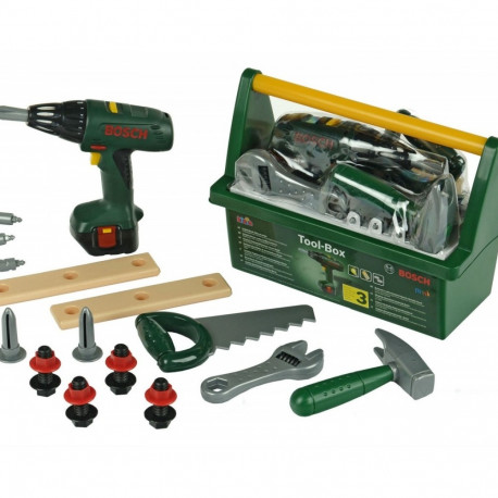 Box with screwdriver and tools Bosch