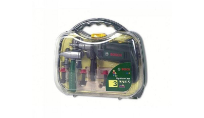 Suitcase with a drill and tools Bosch