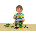 John Deere tractor with weight