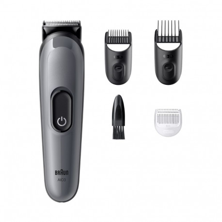 Braun 4-ühes hoolduskomplekt All-in-One Series 3 AIO3500 juhtmevaba 14 pikkusastet, must